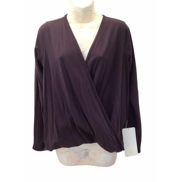 Lululemon Tops - Lululemon Long Sleeve Deep Purple Women's Size 8 New NWOT